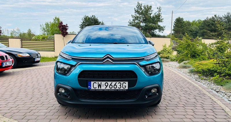 Citroen C3 cena 61900 przebieg: 11535, rok produkcji 2023 z Włocławek małe 742